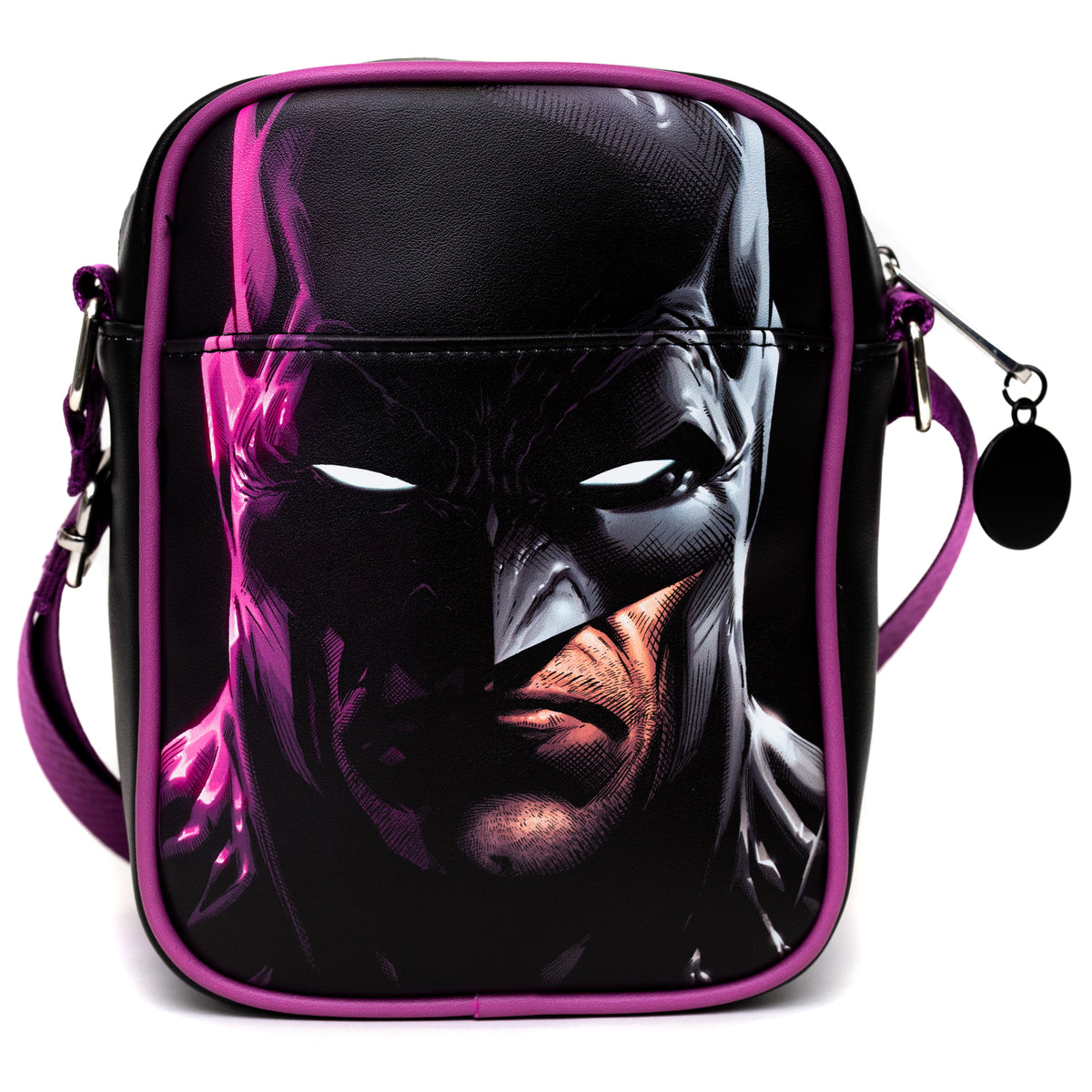 DC Comics Joker &amp; Batman Two Sided Crossbody Bag