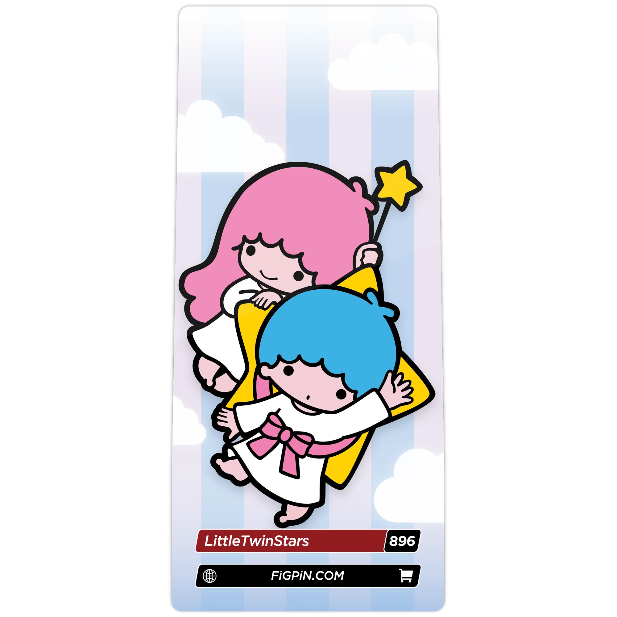 Sanrio Hello Kitty Little Twin Stars Limited Edition 3" Collectible Pin #896