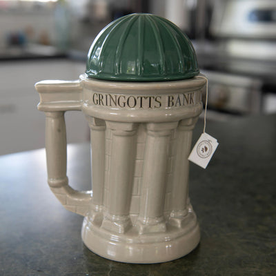 Harry Potter Gringott Banks 30oz Ceramic Sculpted Mug with Lid