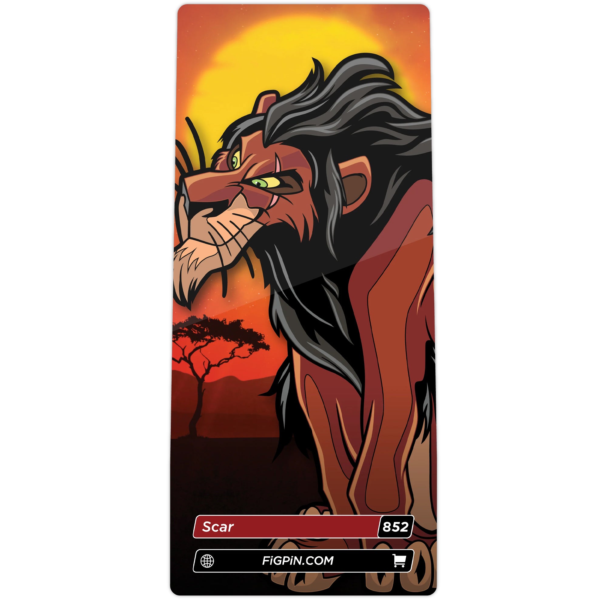 Disney The Lion King Scar 3" Collectible Pin #852