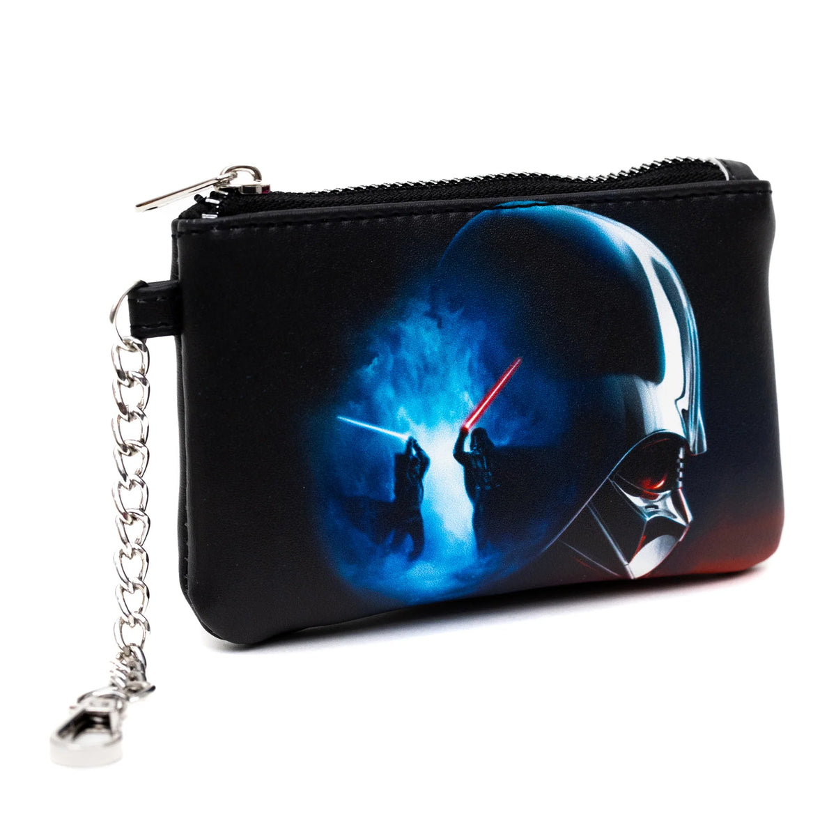 Star Wars Darth Vader &amp; Obi-Wan Kenobi Final Battle ID Card Holder Wallet Keychain - FINAL SALE