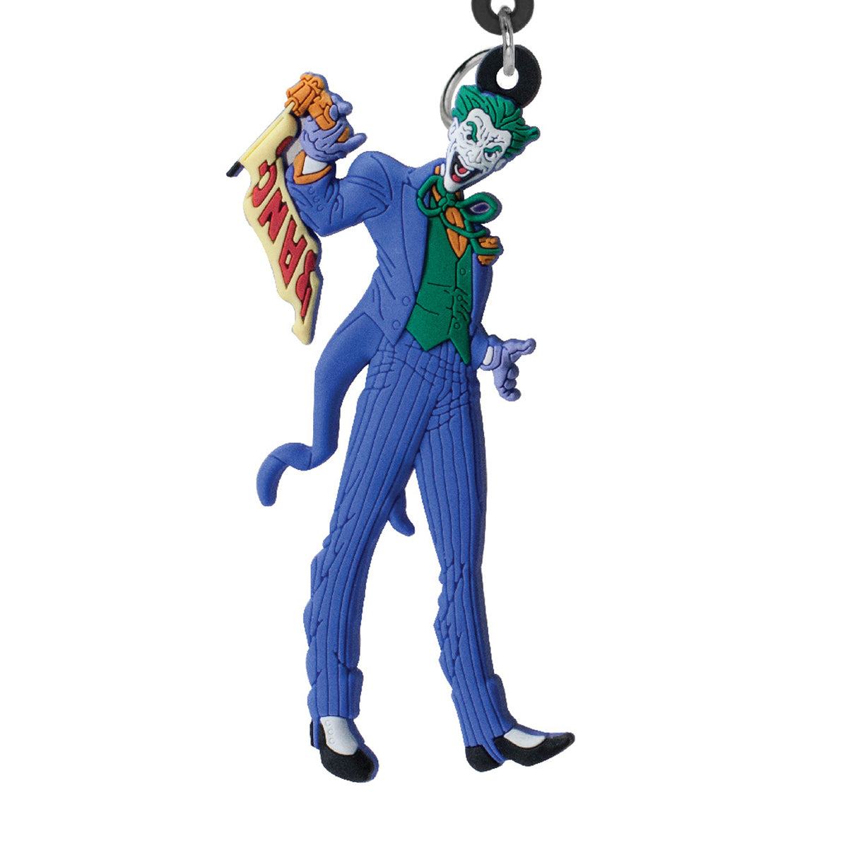 DC Comics The Joker Collectible Soft Touch Bag Clip/Luggage Charm