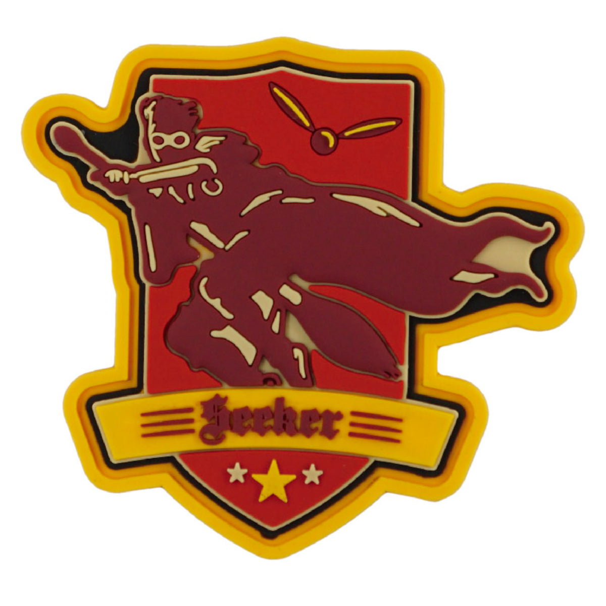 Seeker Quidditch Team Patch Soft Touch PVC Magnet