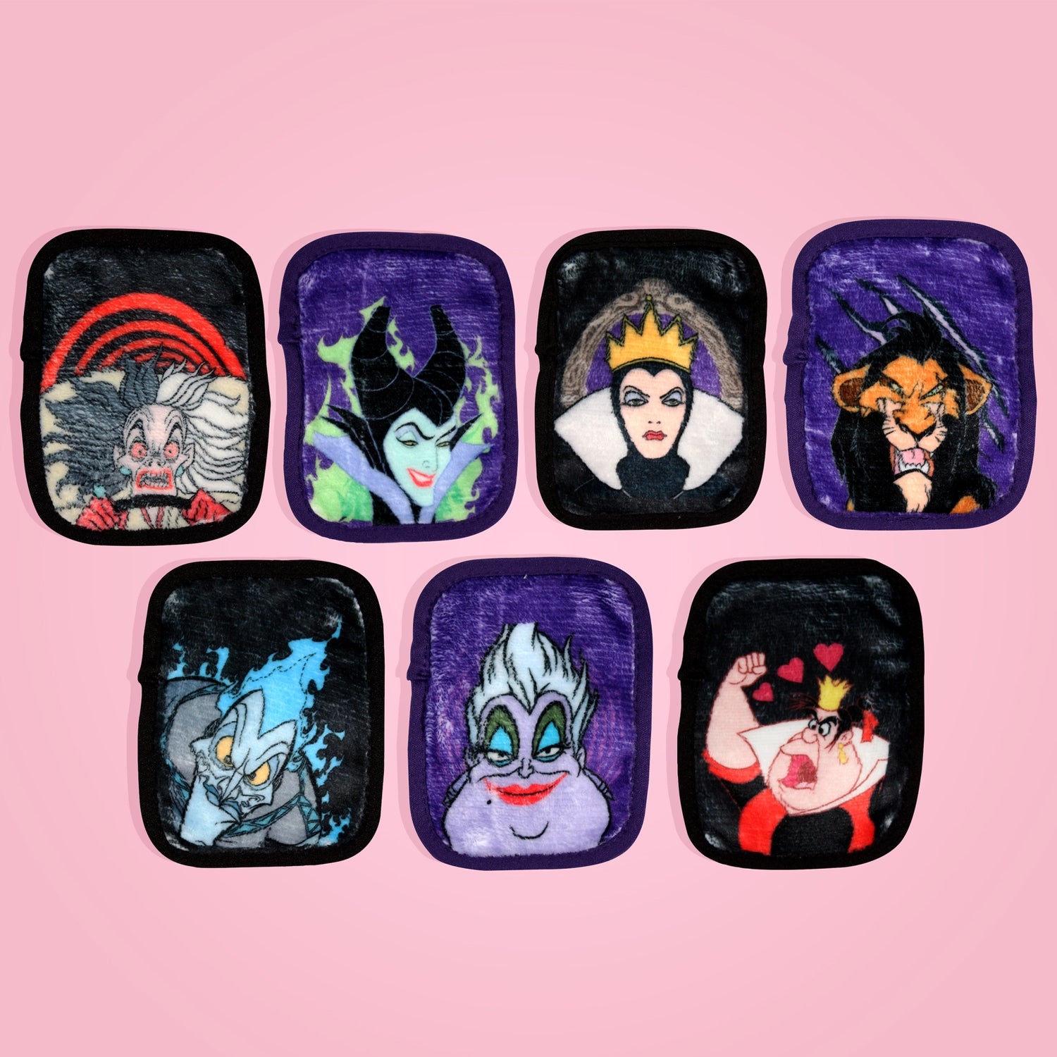 Disney Villains 7 Piece Makeup Eraser Set