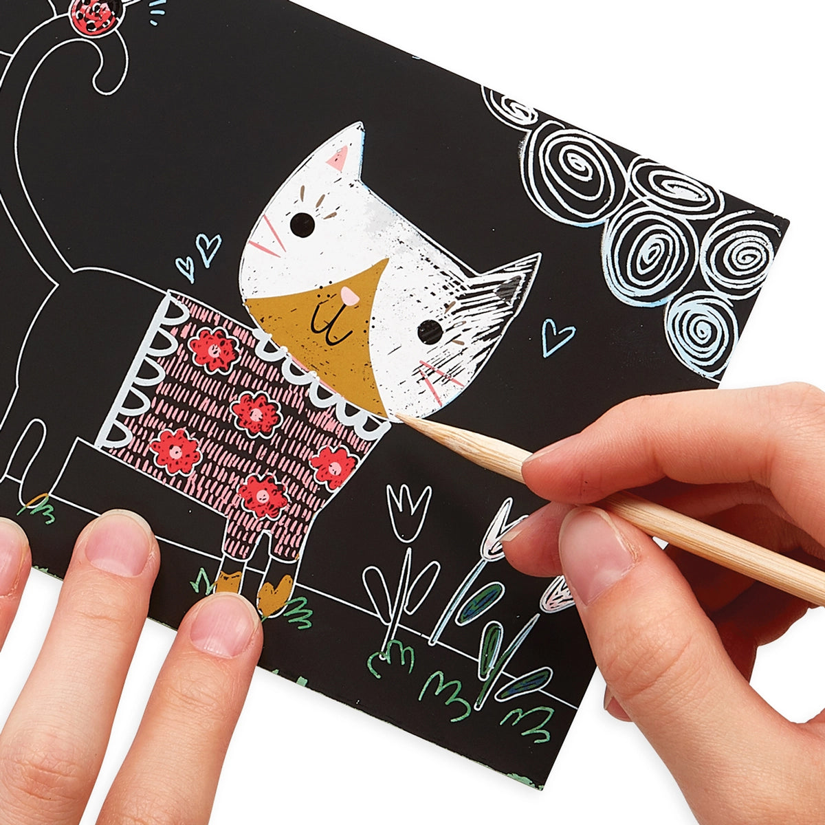 Mini Scratch &amp; Scribble Art Kit: Cutie Cats - FINAL SALE