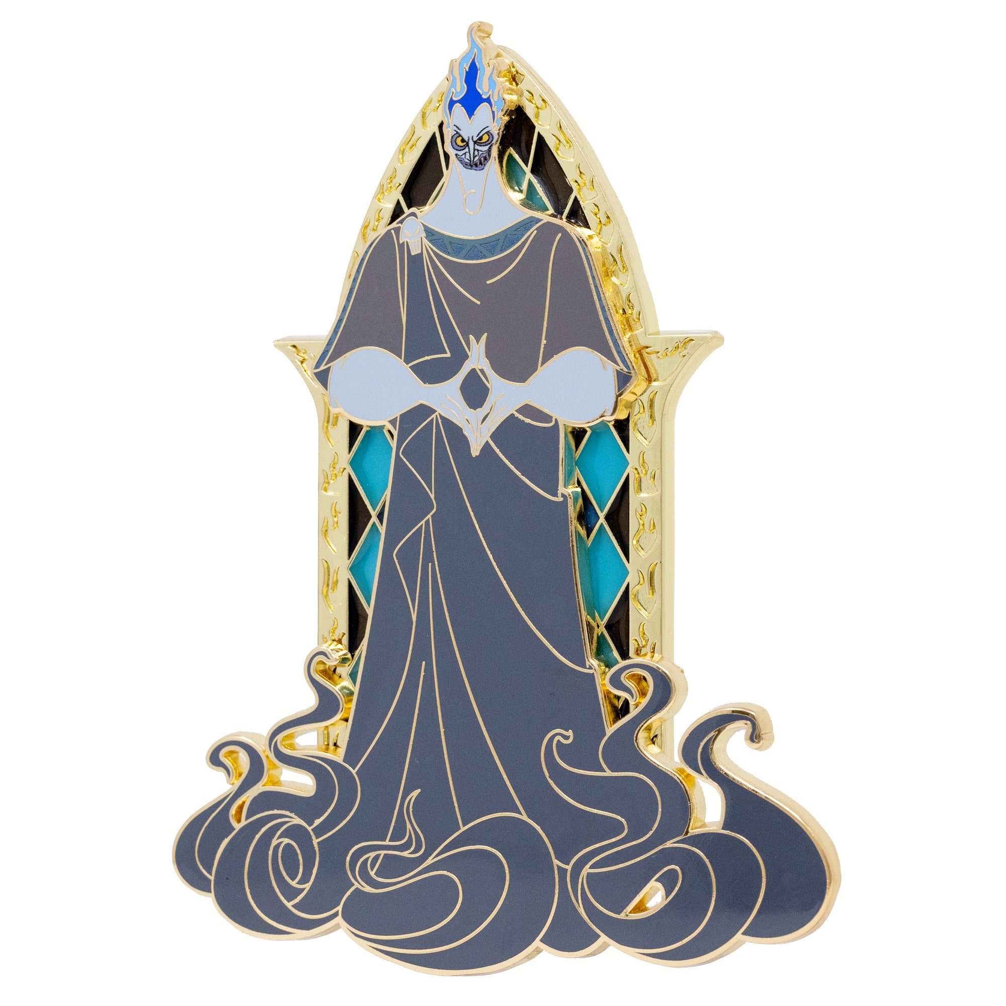 Disney Stained Glass Series - Hades Collectible Jumbo Pin Special Edit