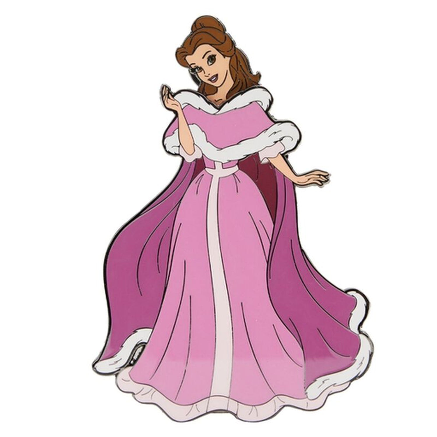 Loungefly Disney Beauty and the Beast Belle Paper Doll Magnetic Pin Set