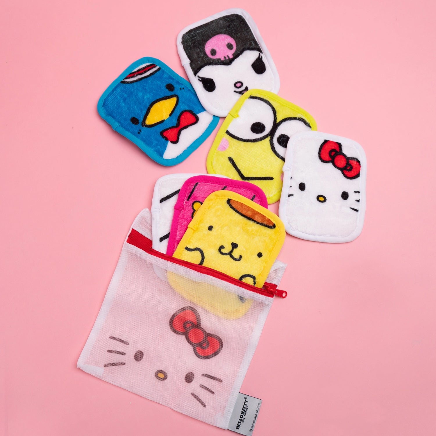 Hello Kitty & Friends 7 Piece Makeup Eraser Set