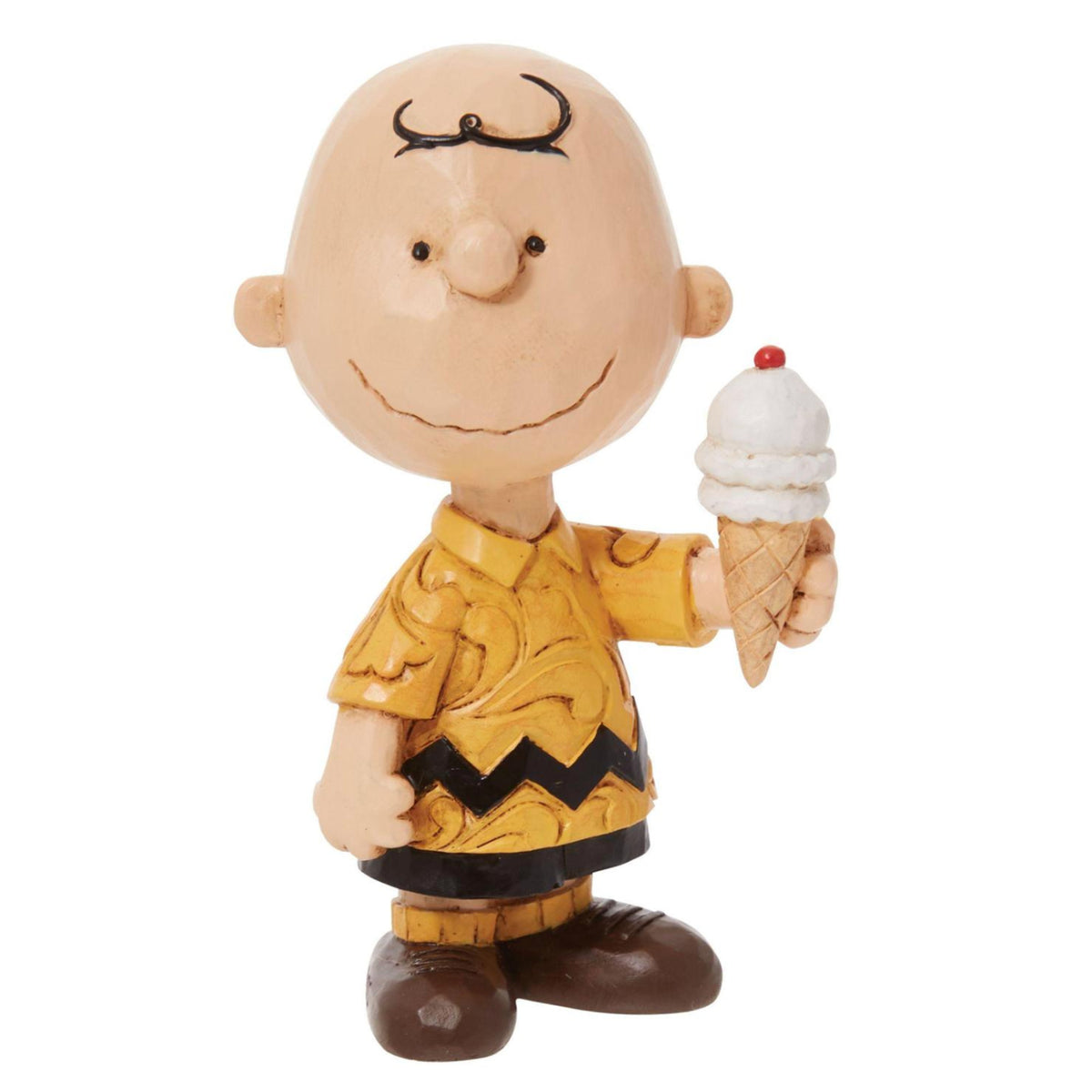 Jim Shore - Peanuts Charlie Brown with Ice Cream