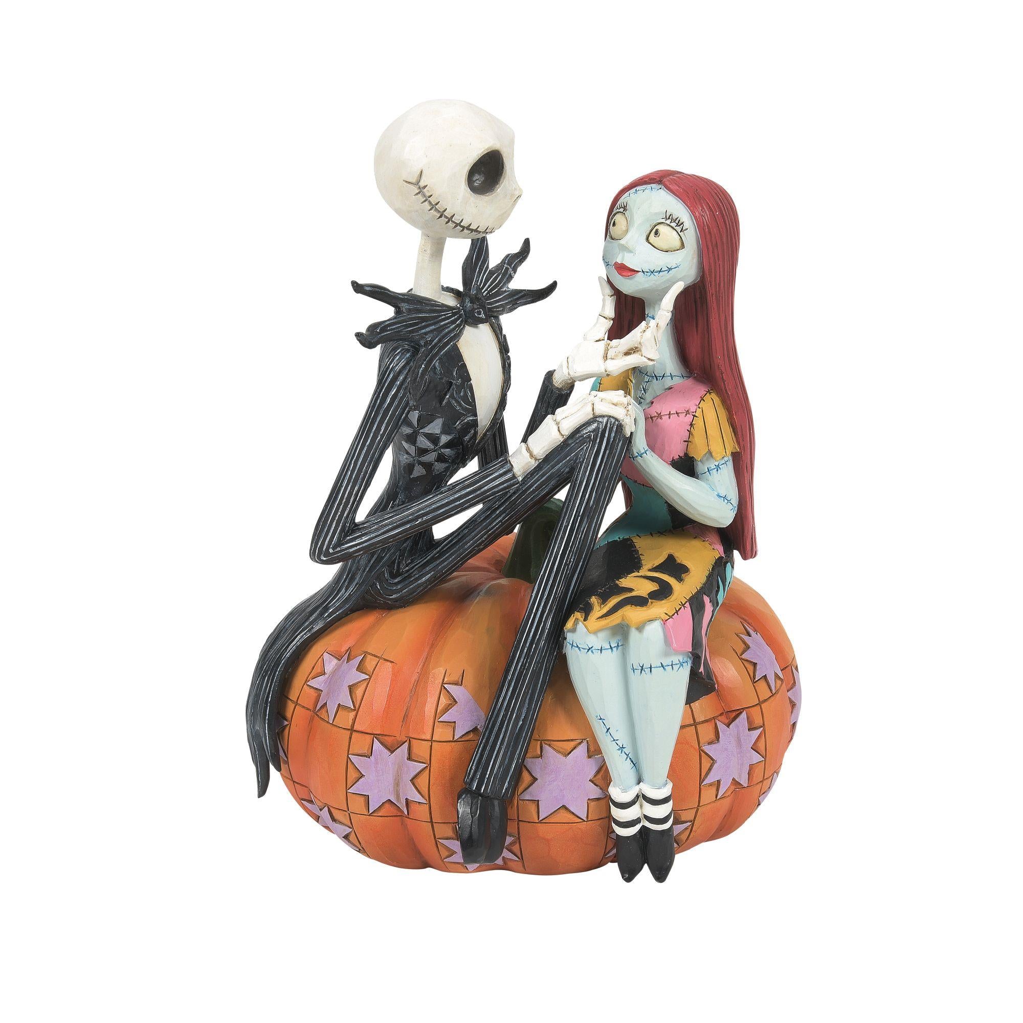 Disney Nightmare Before Christmas Christmas Jack and Sally Pumpkin Disney Traditions