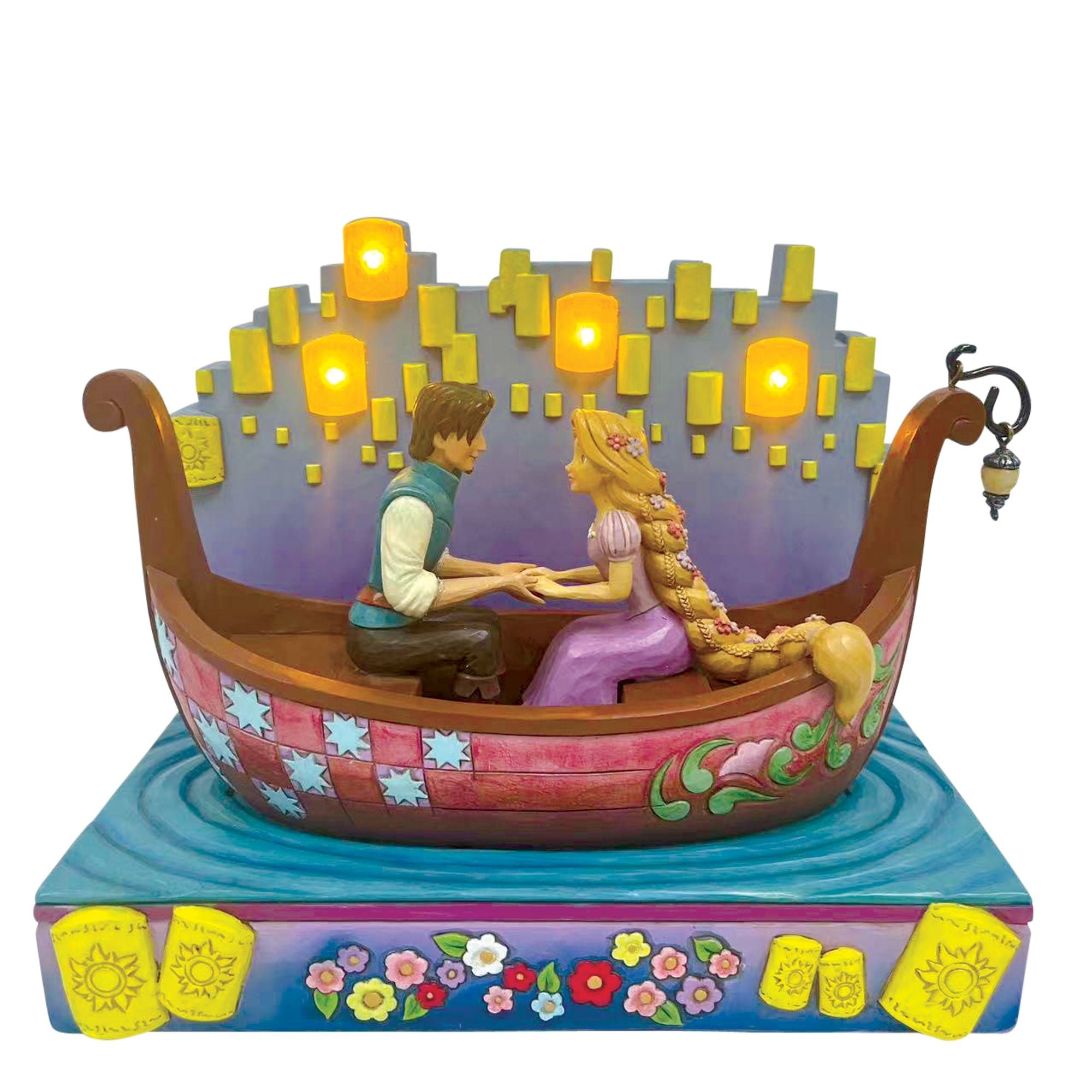 Disney Tangled Rapunzel Boat Scene LED Disney Traditions