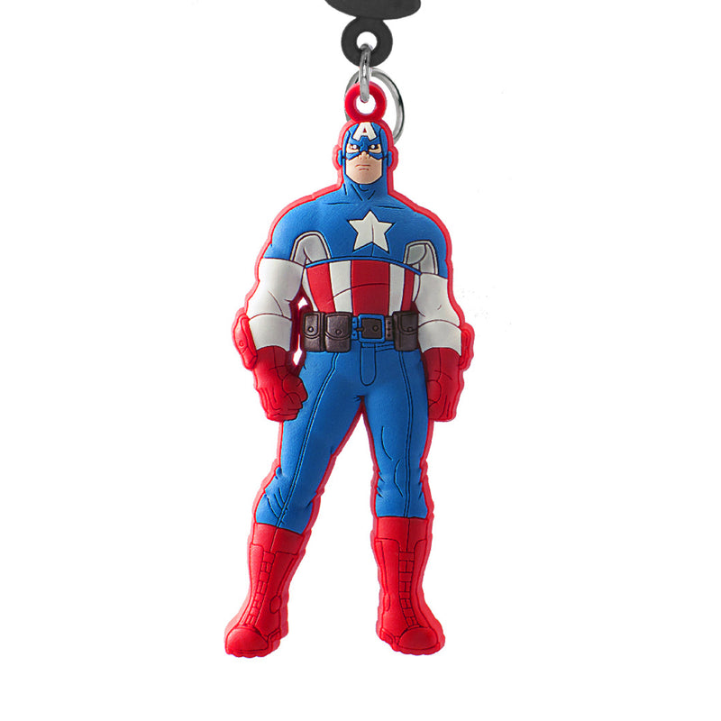 Marvel Captain America Collectible Soft Touch Bag Clip/Luggage Charm