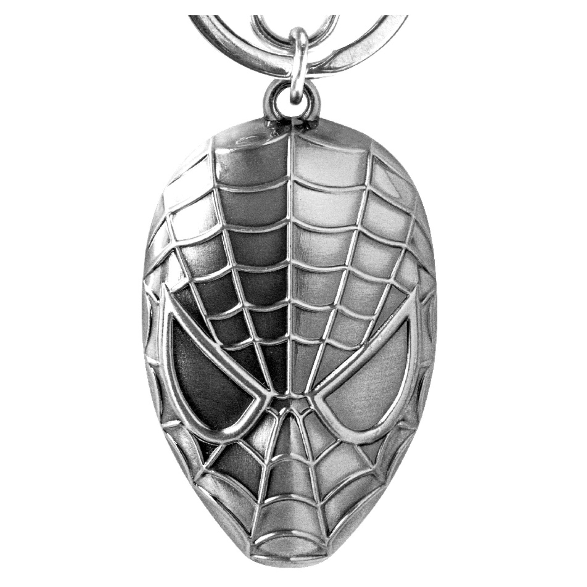 Marvel Universe - Spider Man Head Pewter Keyring
