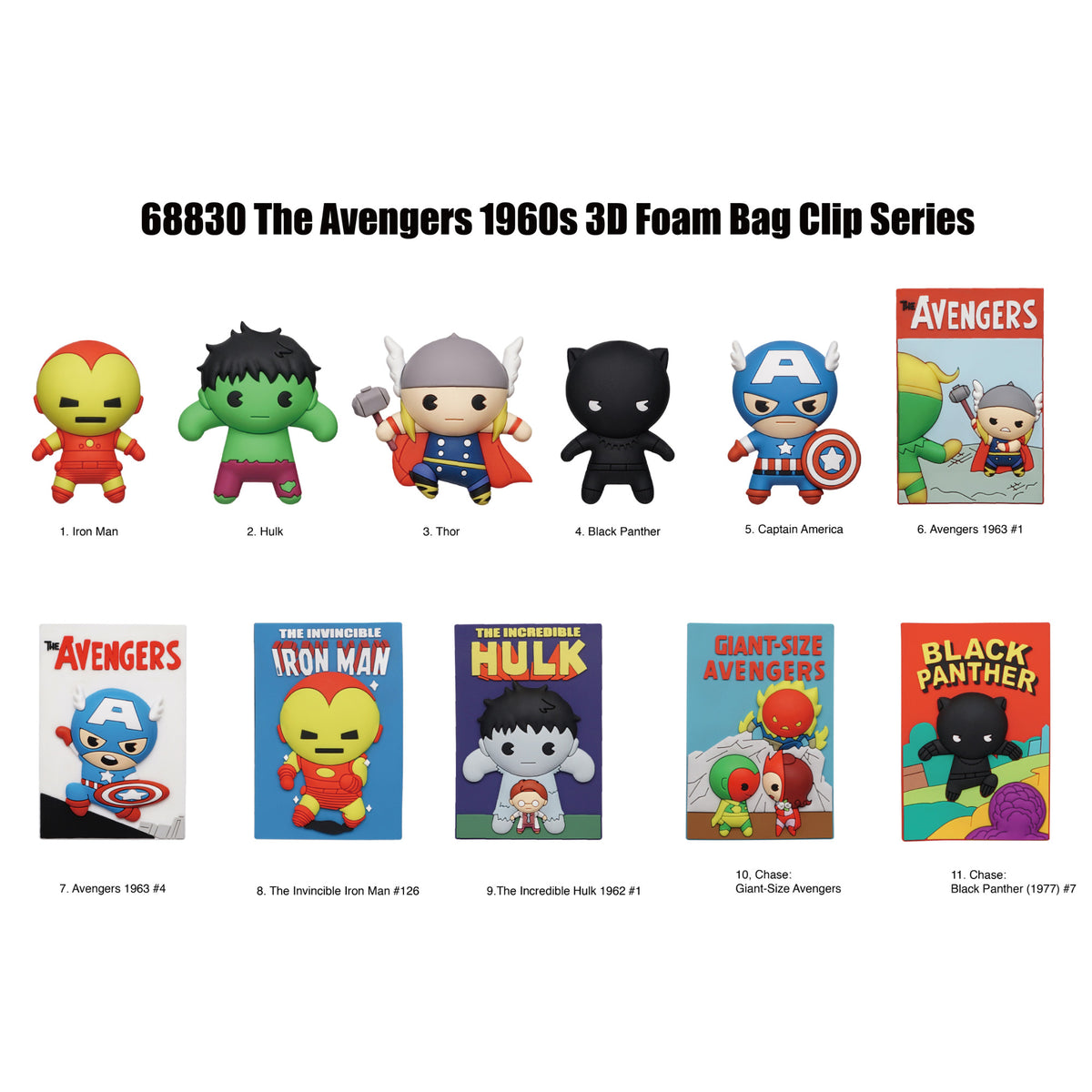 Avengers 60th Anniversary Mystery Bag Clip - Series 11