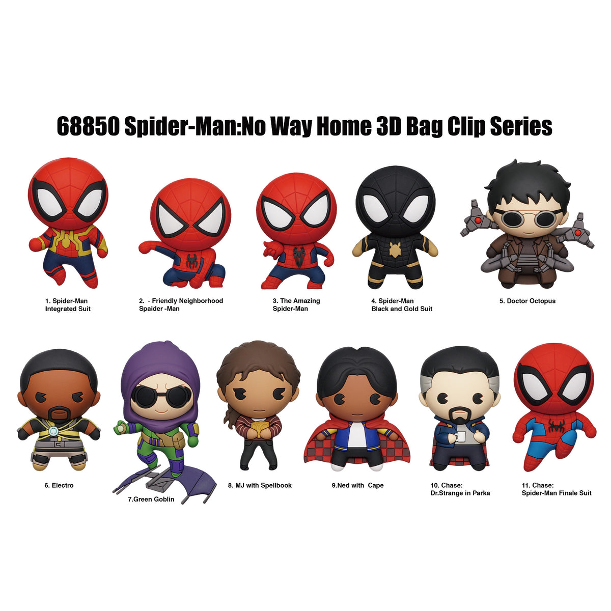 Spider-Man No Way Home Mystery 3D Bag Clip