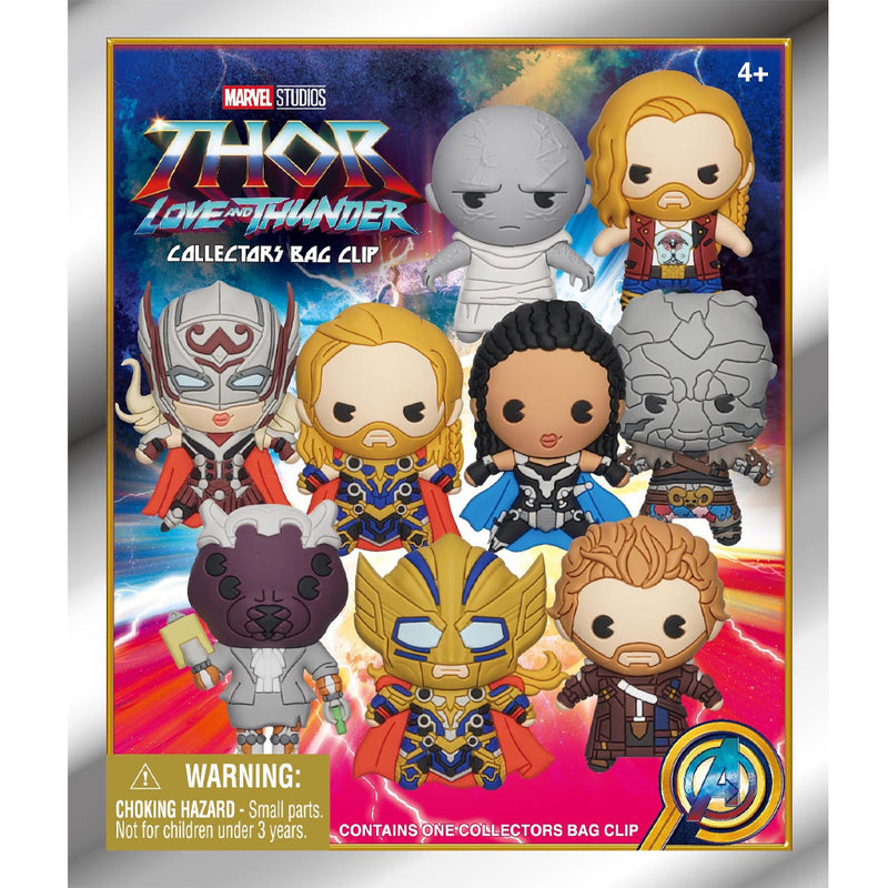 Marvel Thor Love and Thunder Collectible 3D Bag Clip - Mystery Bag