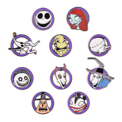 Nightmare Before Christmas 30th Anniversary Micro Mystery Pins Limited Edition 300 (2 pins per box!) - NEW RELEASE