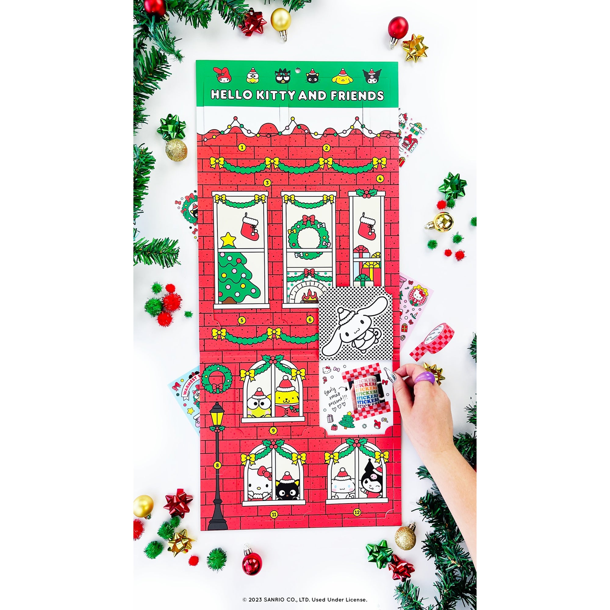 Hello Kitty and Friends Christmas Sticker Advent Calendar