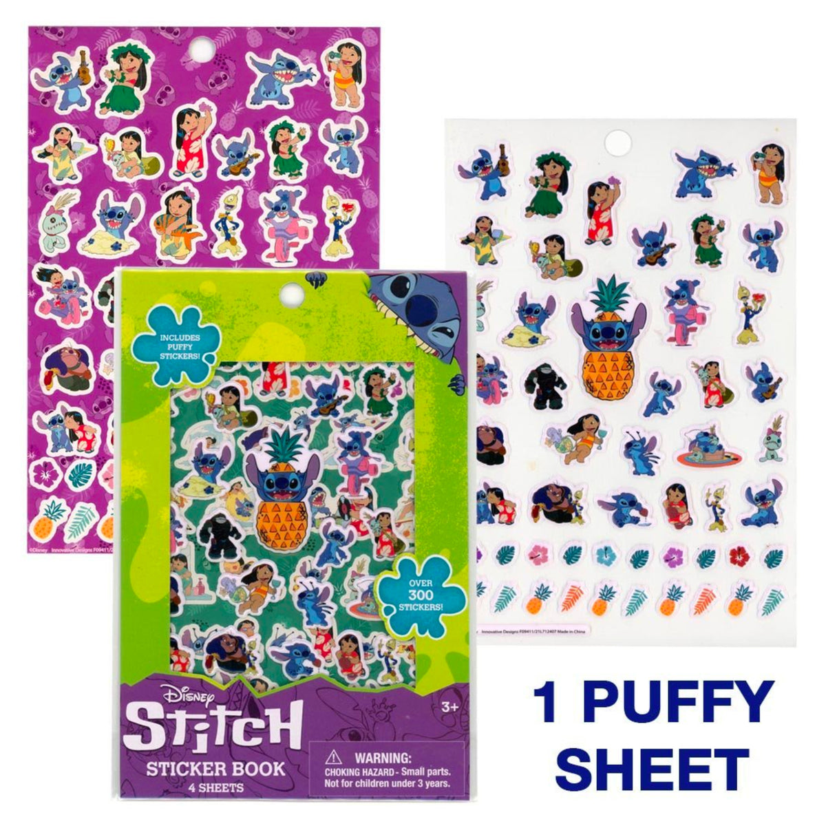 Stitch Sticker Book with Puffy Stickers