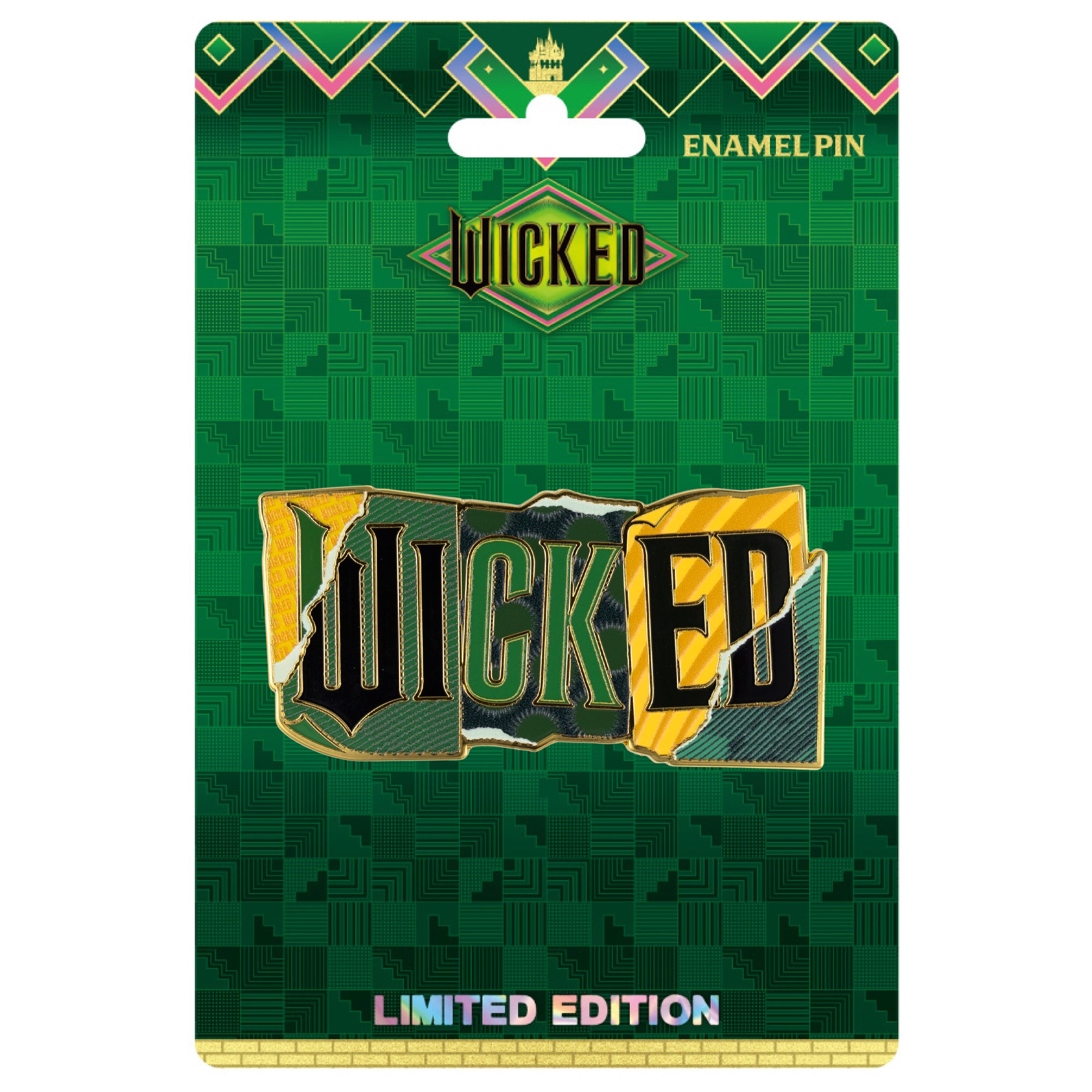 Universal Studios Wicked Torn Playbill Title Collectible Trading Pin
