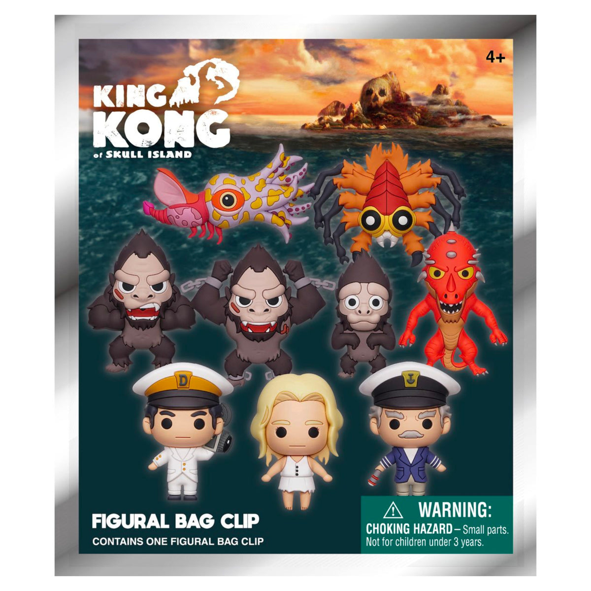 King Kong of Skull Island Mystery 3D Bag Clip