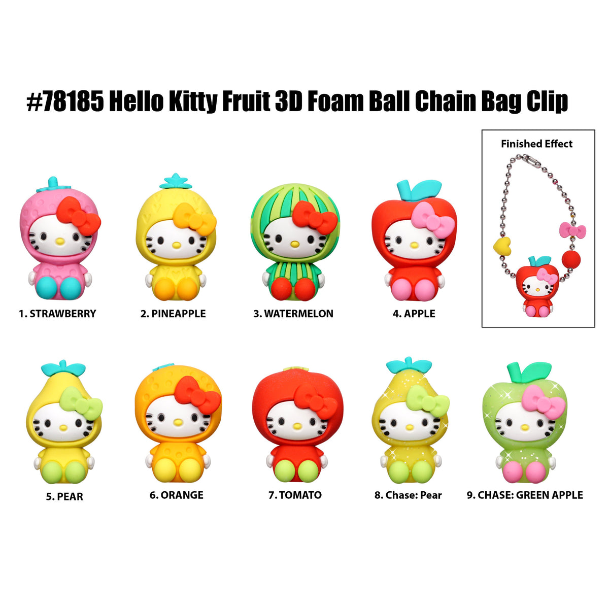Hello Kitty Mystery Figural Bag Clip