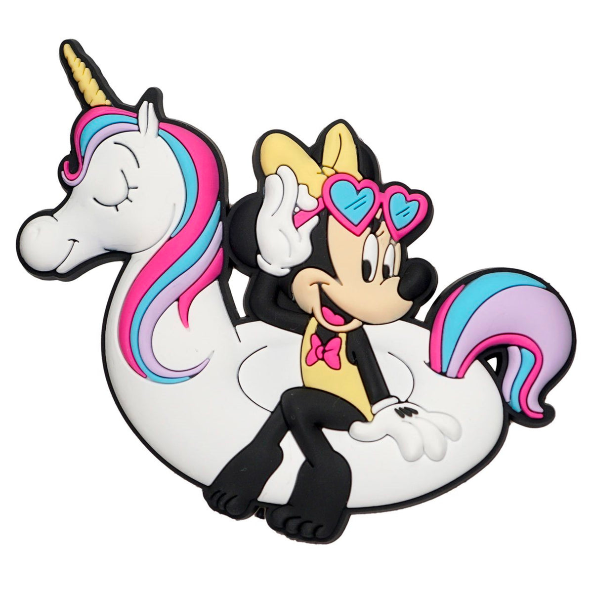 Minnie & Unicorn – Soft Touch PVC Magnet