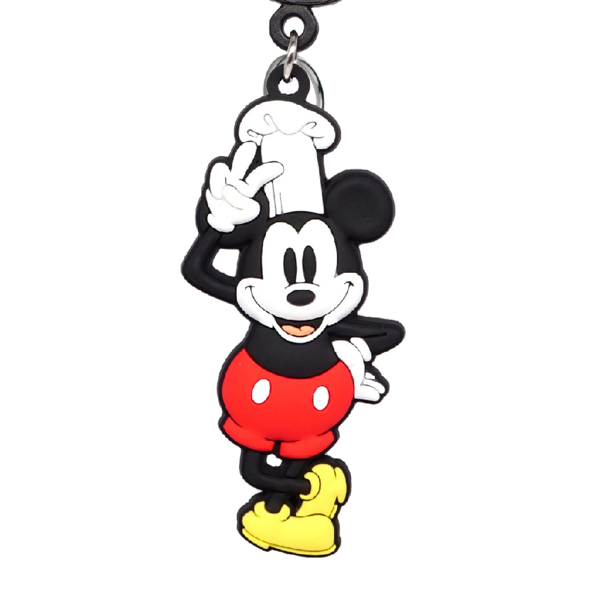 Disney Classic Mickey Mouse Chef Collectible Soft Touch Bag Clip/Luggage Charm