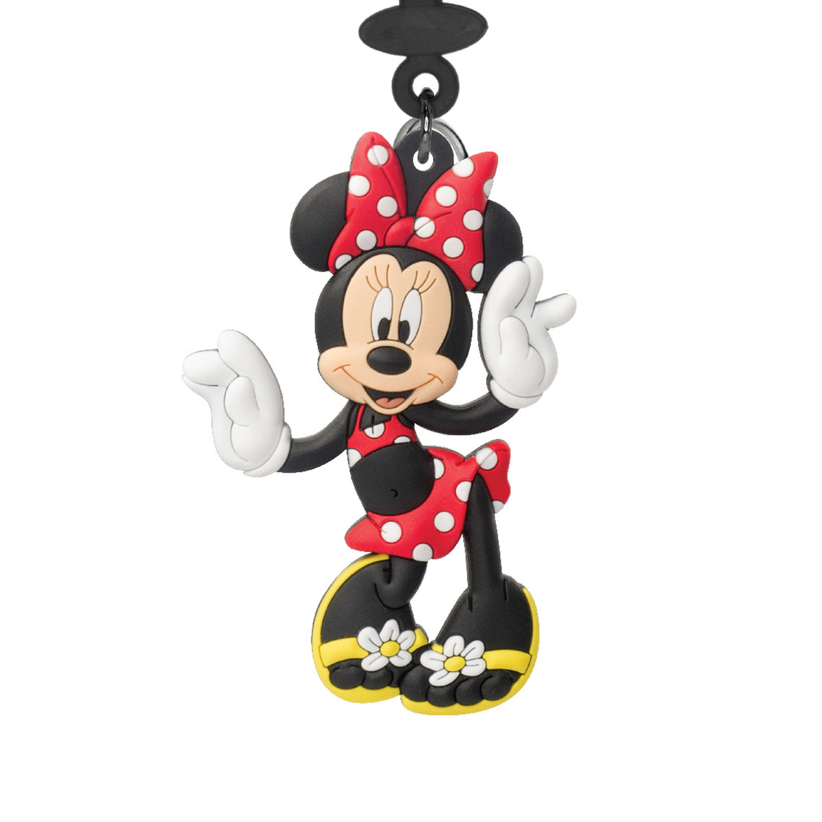 Disney Minnie Mouse Fun in the Sun Collectible Soft Touch Bag Clip/Luggage Charm