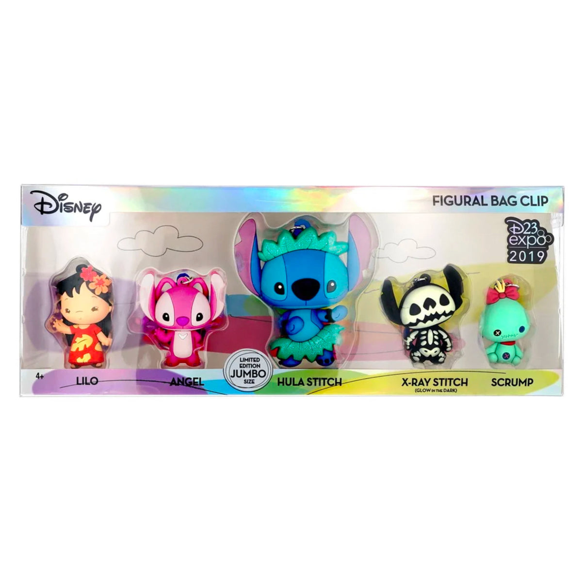 Lilo and Stitch Jumbo Size Bag Clip Set - D23 2019 Exclusive