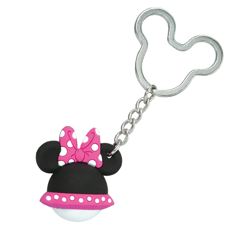 Disney Classic Minnie Mouse Icon Ball Keychain/Bag Charm
