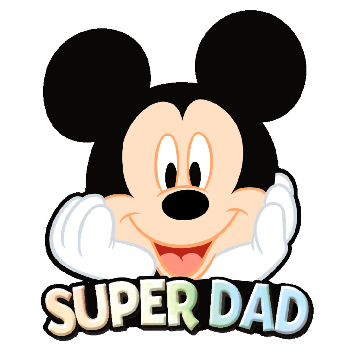 Mickey – Super Dad – Novelty Magnet