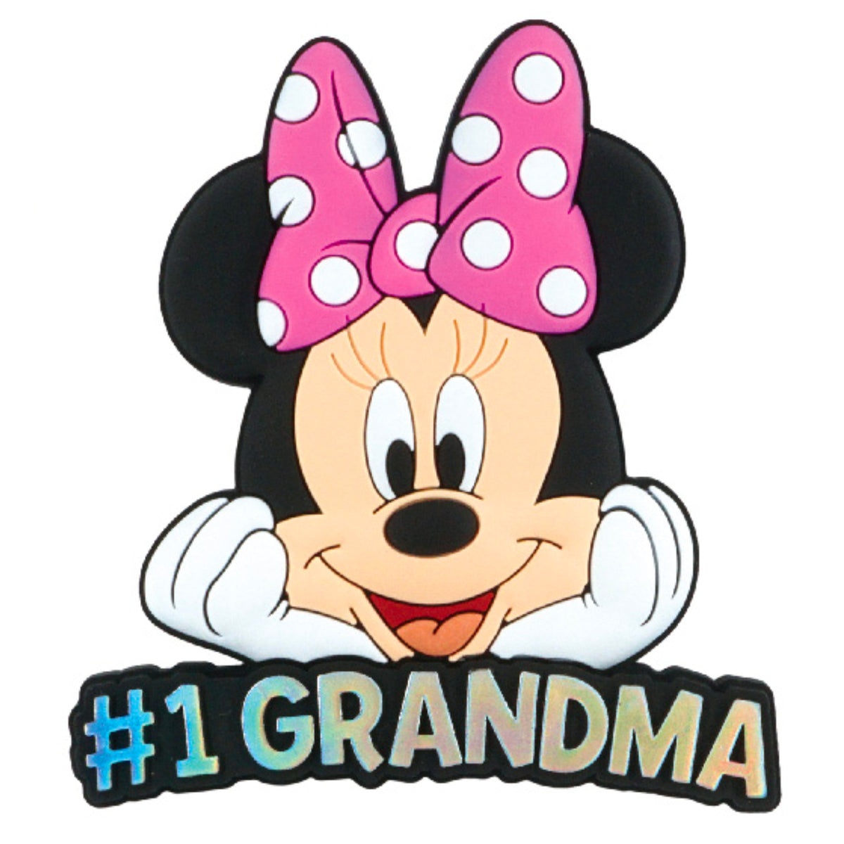 Minnie – No.1 Grandma (Pink) – Novelty Magnet