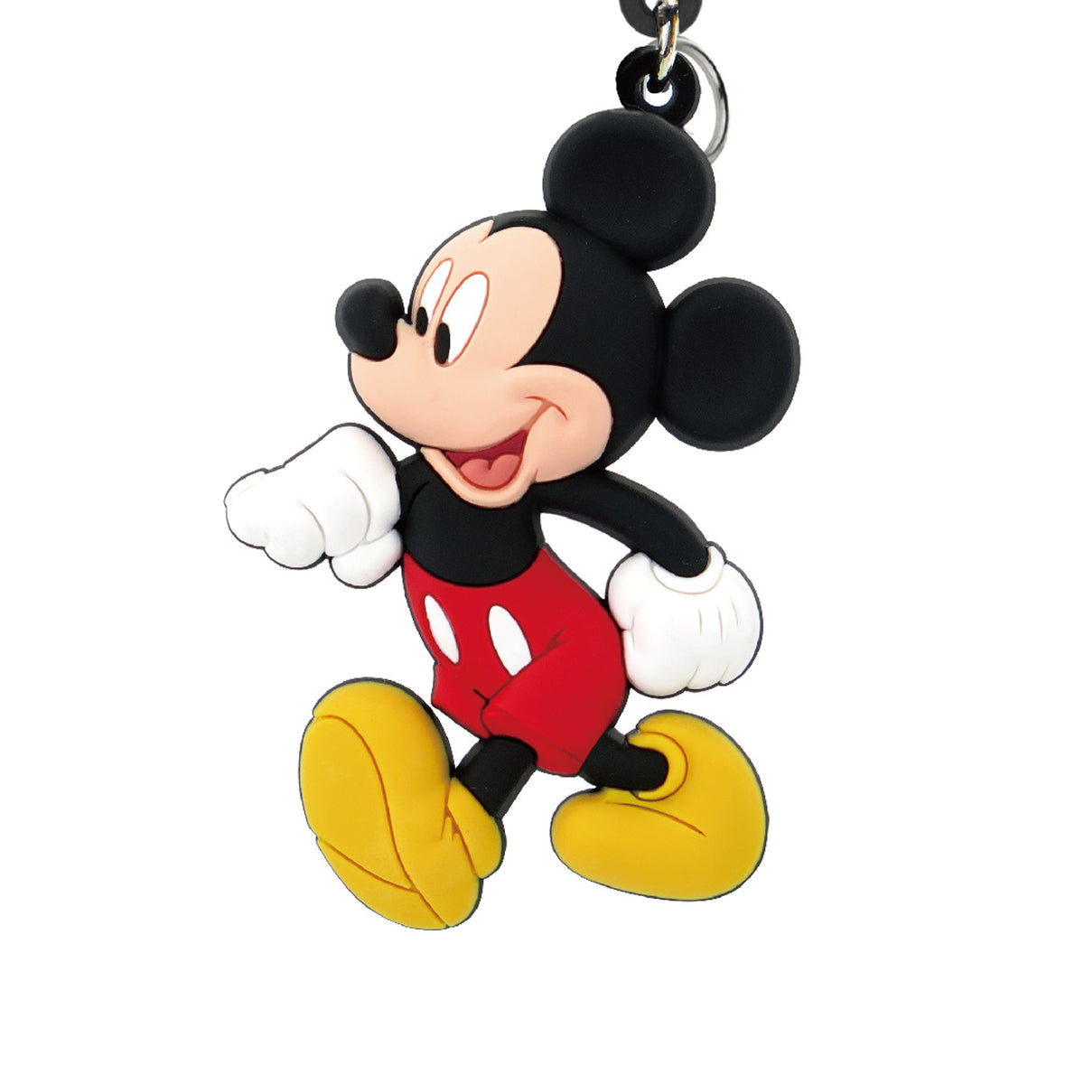 Disney Mickey Mouse Collectible Soft Touch Bag Clip/Luggage Charm