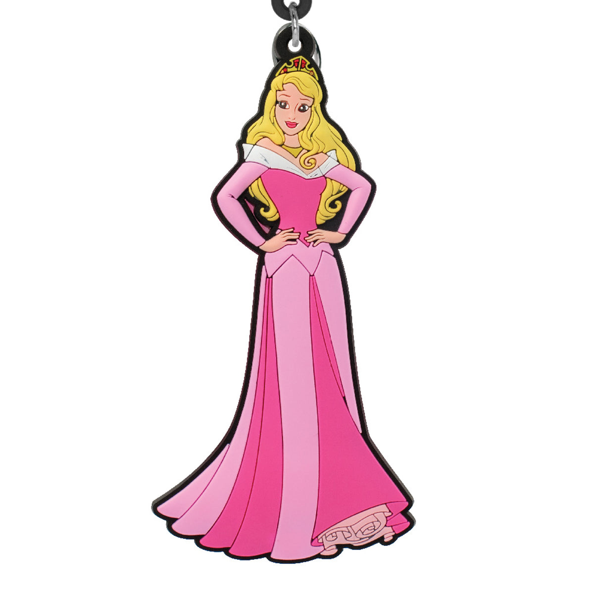 Disney Sleeping Beauty Aurora Collectible Soft Touch Bag Clip/Luggage Charm