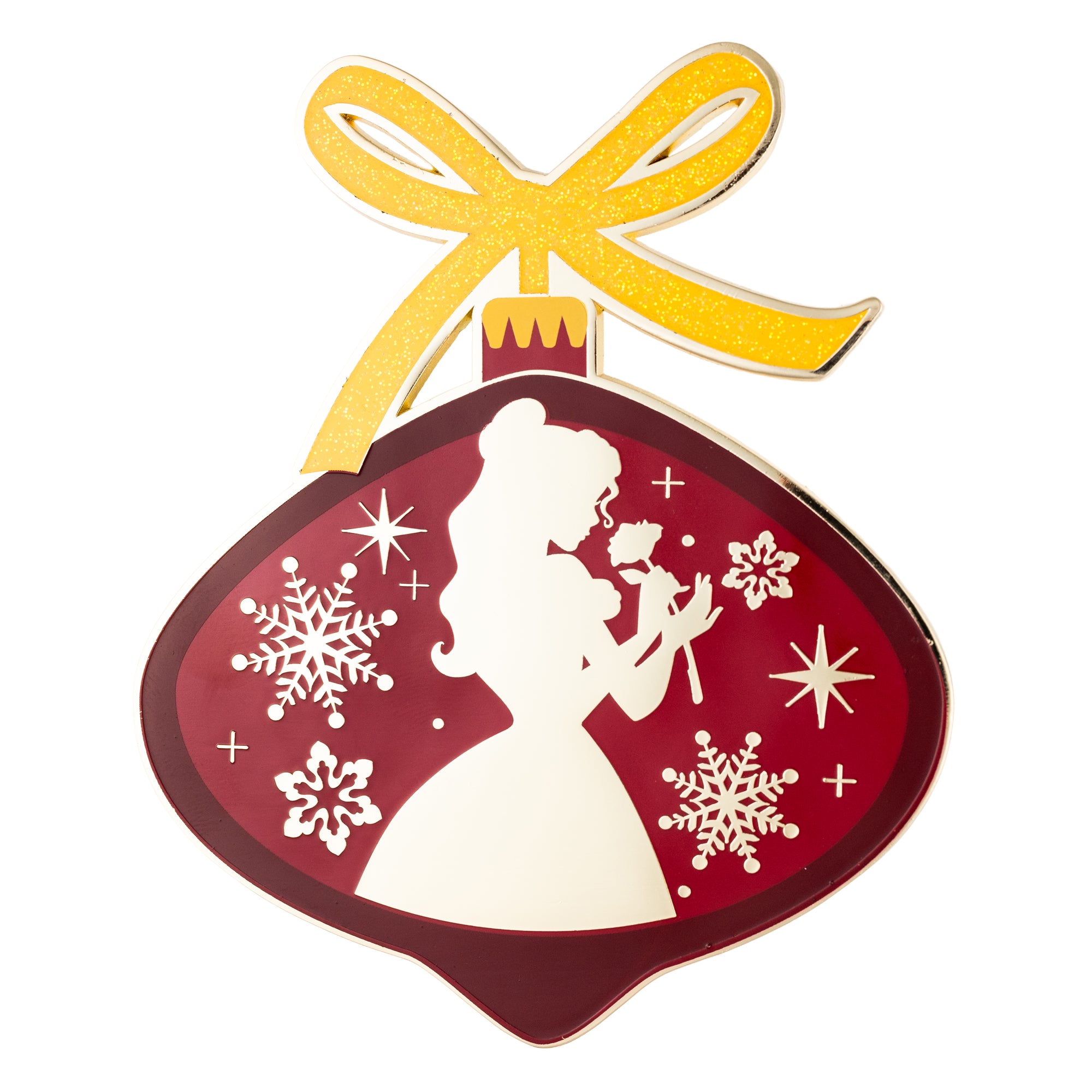 Disney Holidays Beauty and the Beast Belle Ornament Jumbo Collectible Pin
