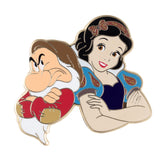 Disney Princess and Sidekicks Snow White with Grumpy Jumbo Collectible Pin