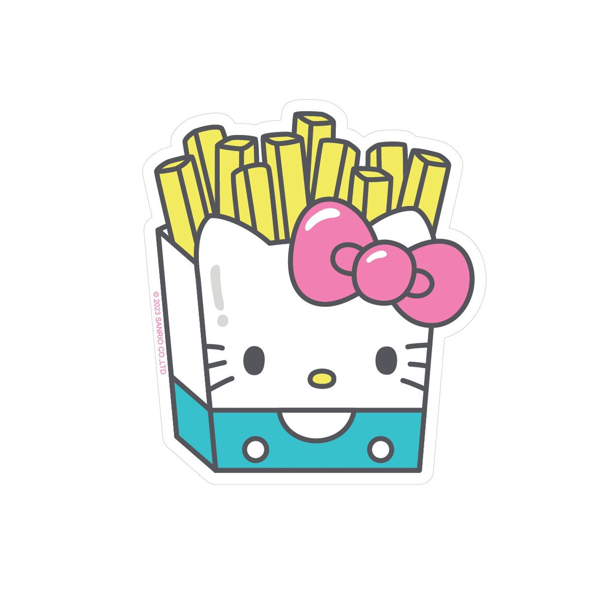 Hello Kitty Fries Vinyl Sticker