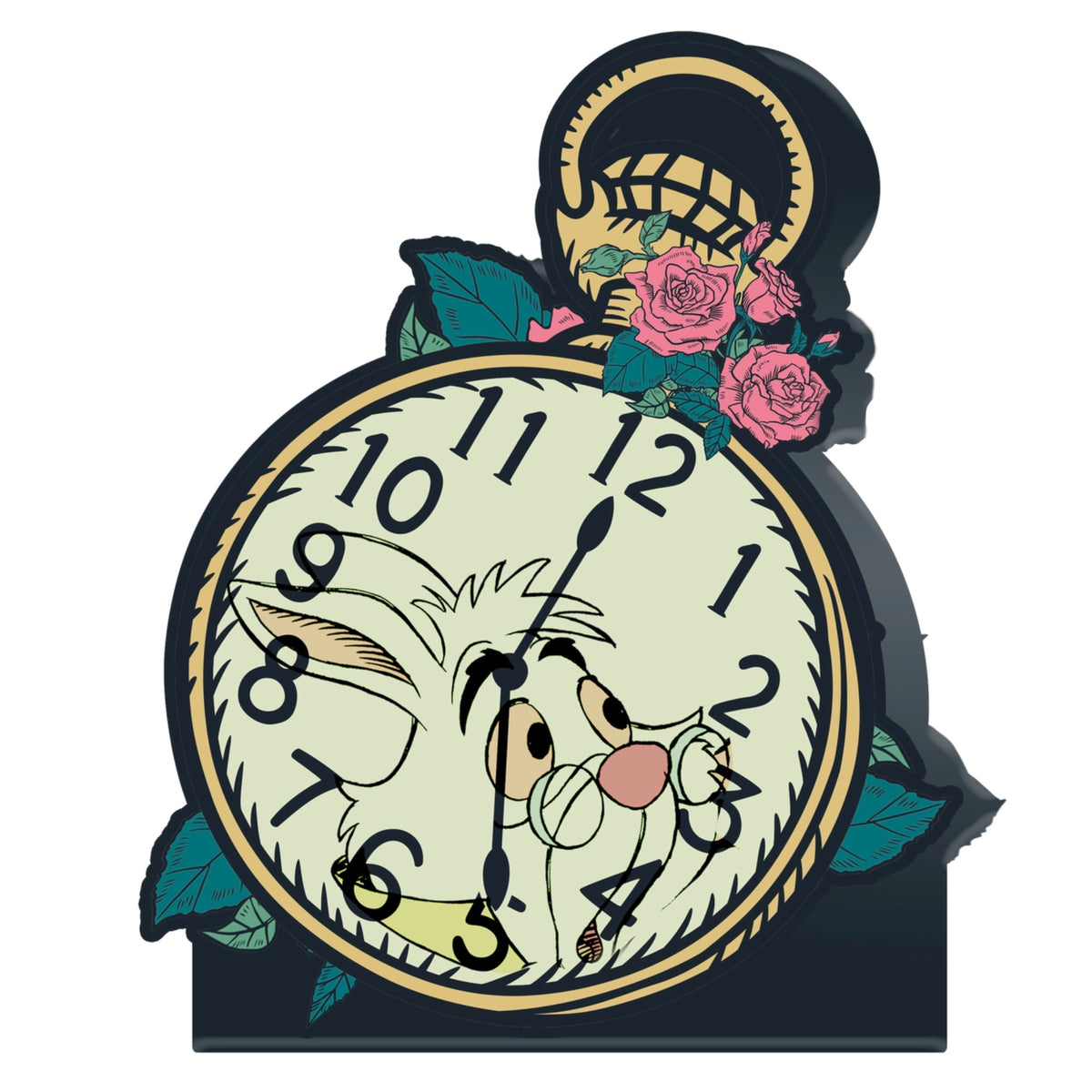 Alice in Wonderland Clock Large Die Cut MDF Box Sign