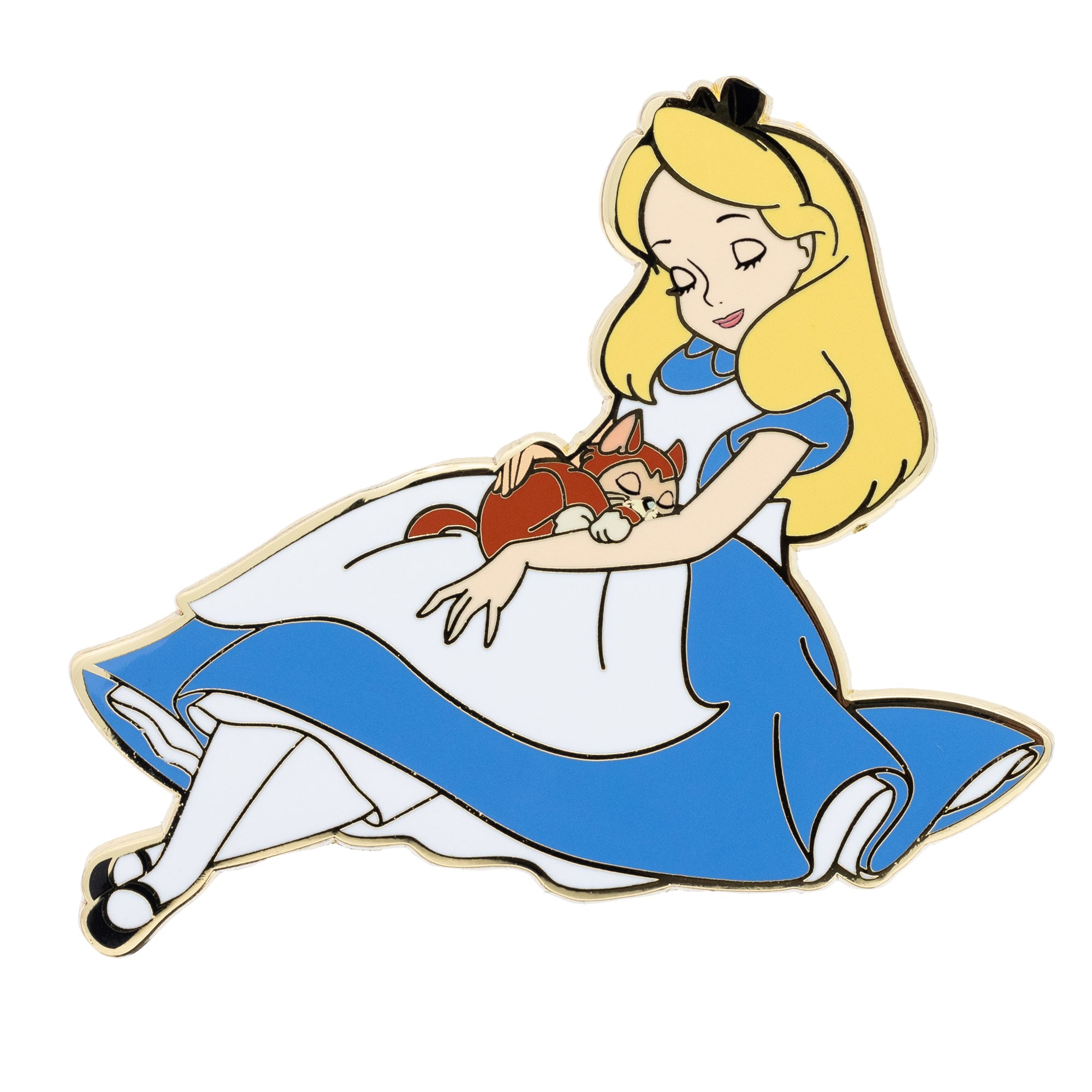 Disney Alice in Wonderland with Dinah Jumbo Collectible Trading Pin