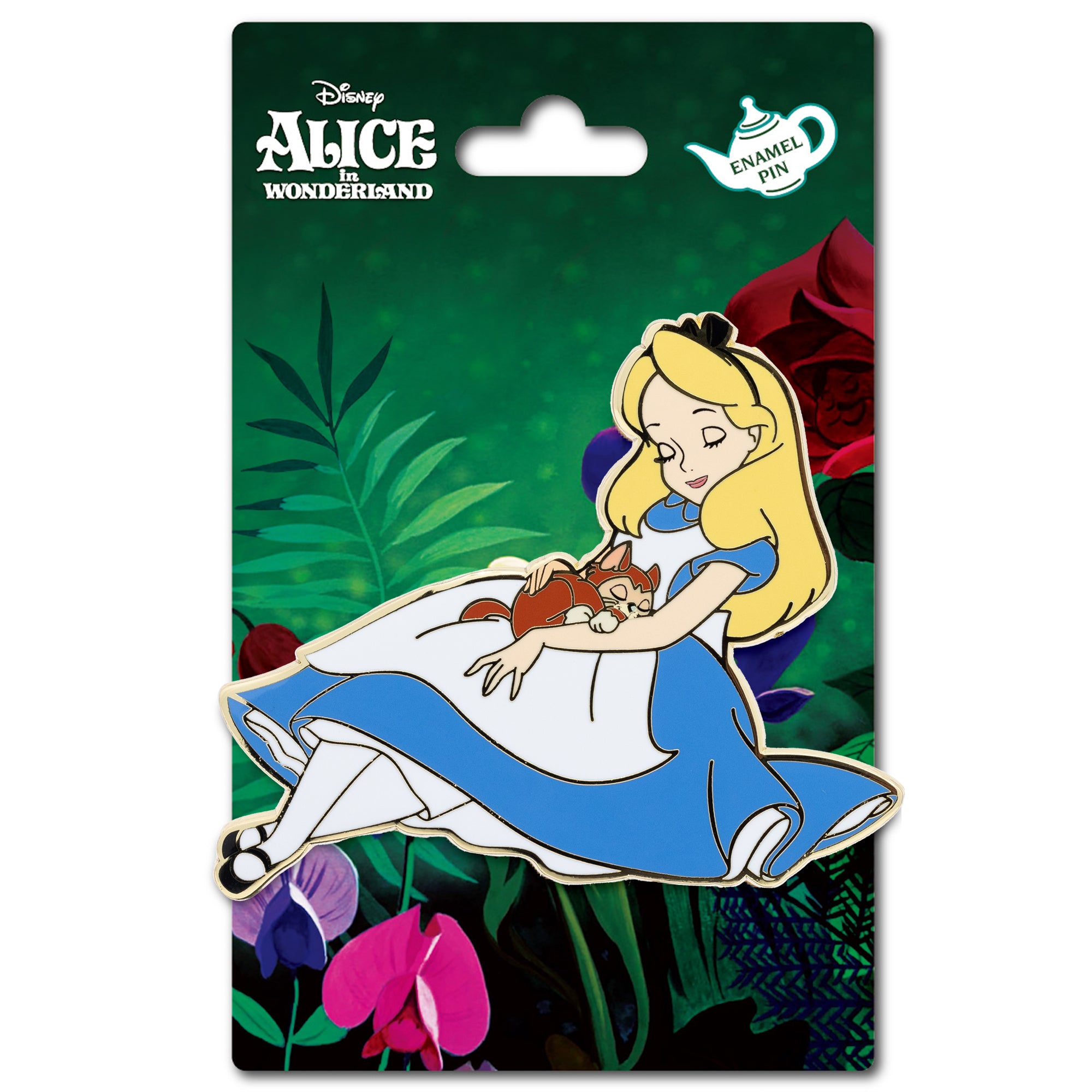 Disney Alice in Wonderland with Dinah Jumbo Collectible Trading Pin
