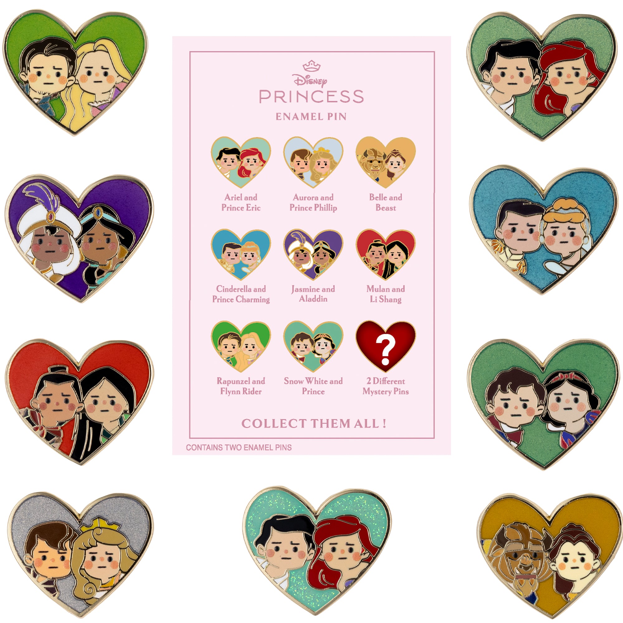 Disney Princesses Sweethearts Mystery Collectible Trading Pin