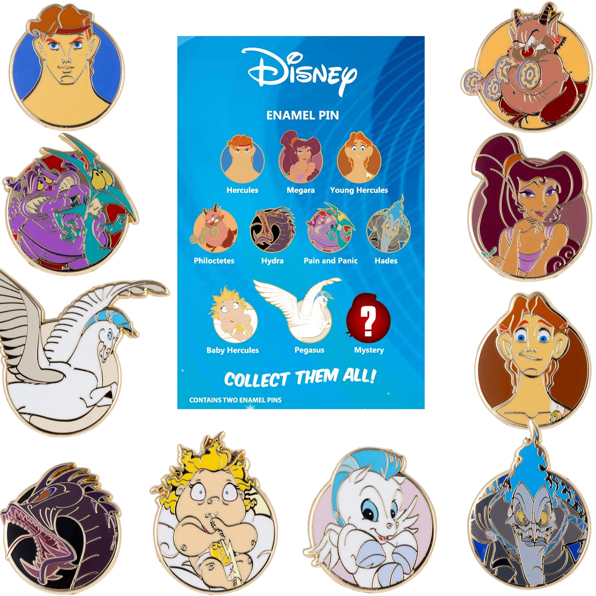 Disney Hercules Micro Mystery Collectible Trading Pin