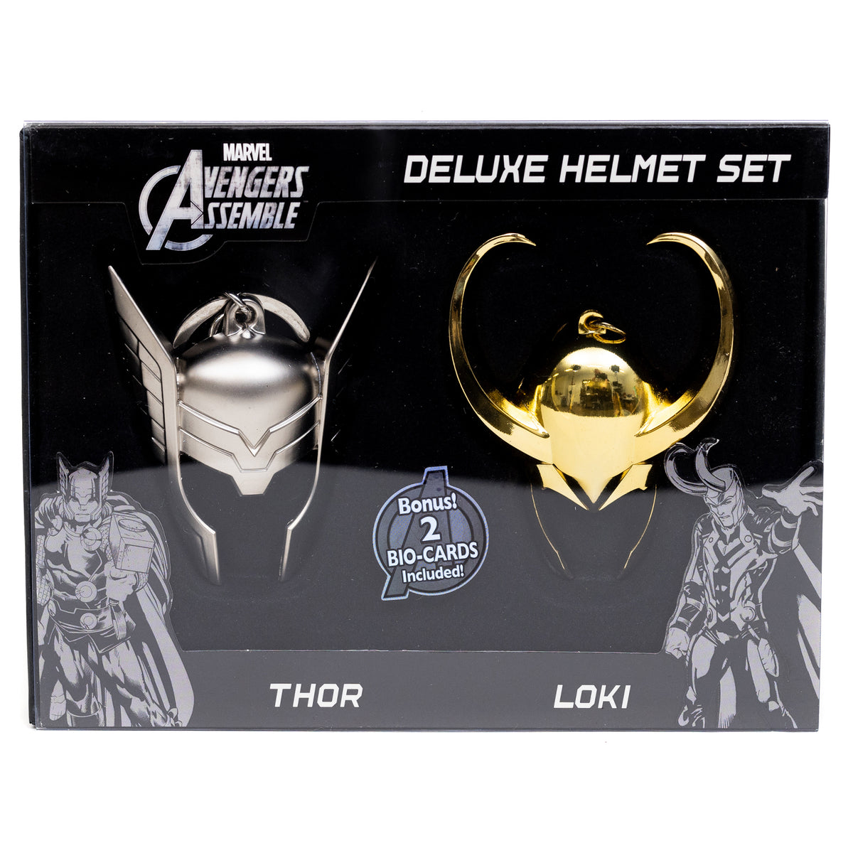 Marvel Avengers Loki and Thor 2 Piece Keychain Set