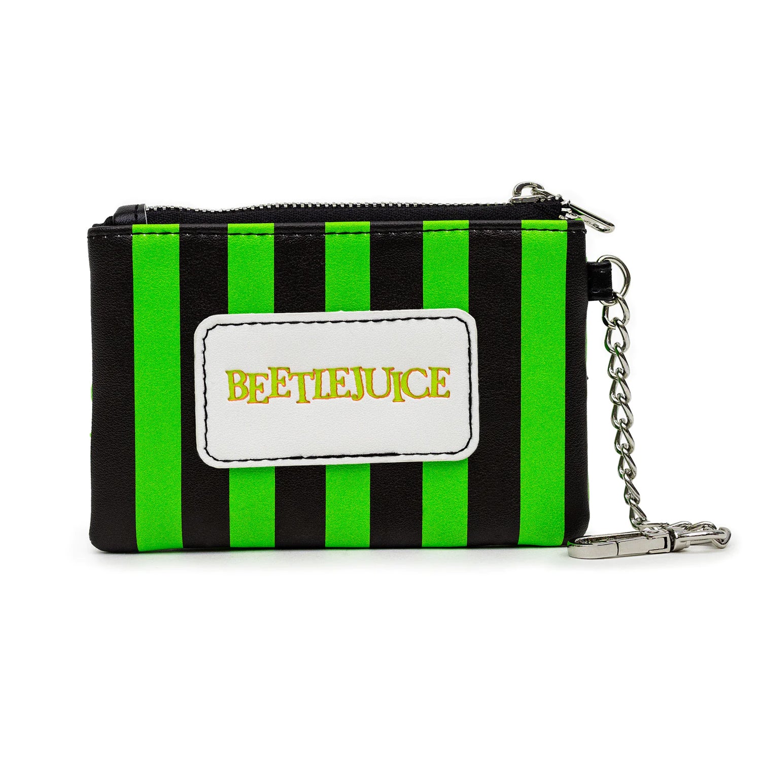 Beetlejuice ID Card Holder Wallet Keychain