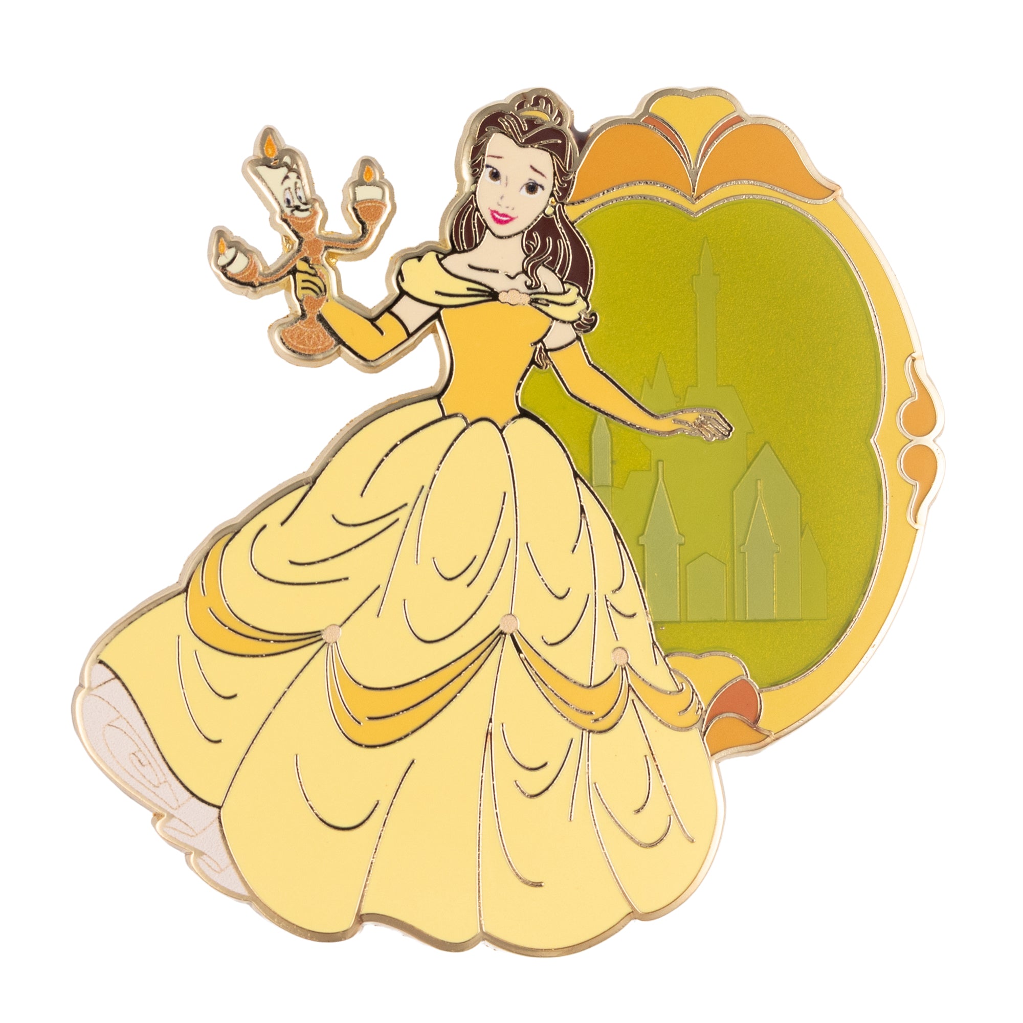 Disney Beauty and the Beast Castle Cameo Jumbo Collectible Pin