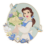 Disney Beauty and the Beast Provincial Belle Florals Jumbo Collectible Pin