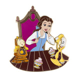 Disney Beauty and the Beast Be Our Guest Jumbo Collectible Trading Pin