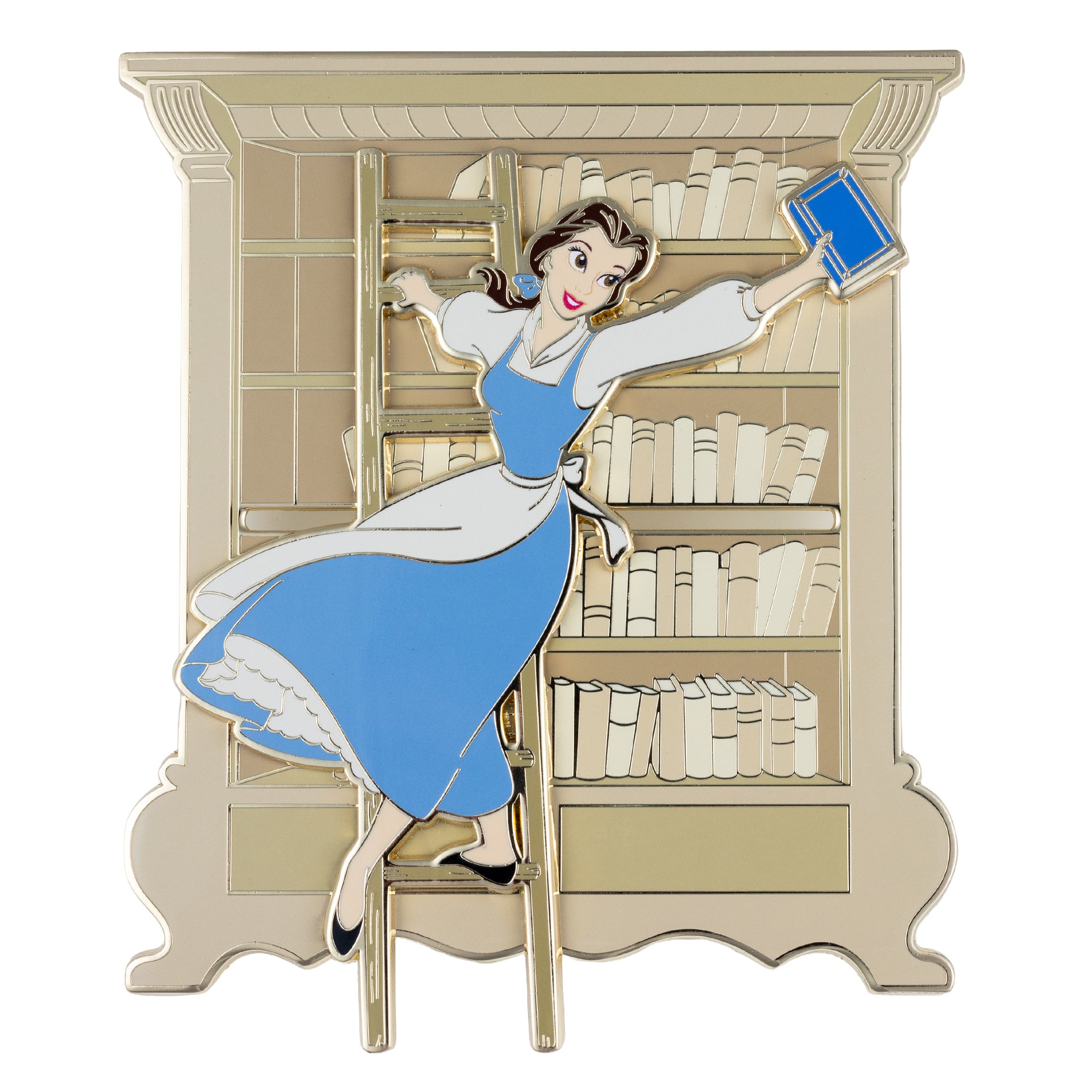 Disney Beauty and the Beast Library Slider Jumbo Collectible Pin