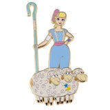 Pixar Toy Story Bo Peep with Sheep Collectible Jumbo Trading Pin
